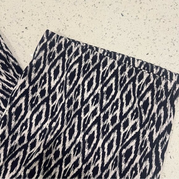 BANANA REPUBLIC Flowy Wide Leg Pants Side Zipper Belt Women's Size 0 - Picture 2 of 9